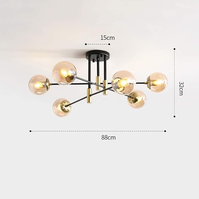 4bulb Multi-Lights Glass Globes Pendant Light - Image 12