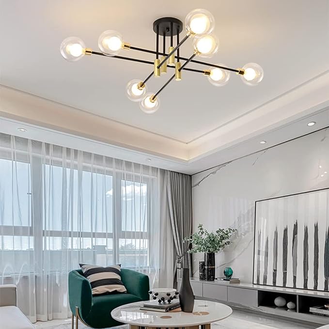 4bulb Multi-Lights Glass Globes Pendant Light - Image 9
