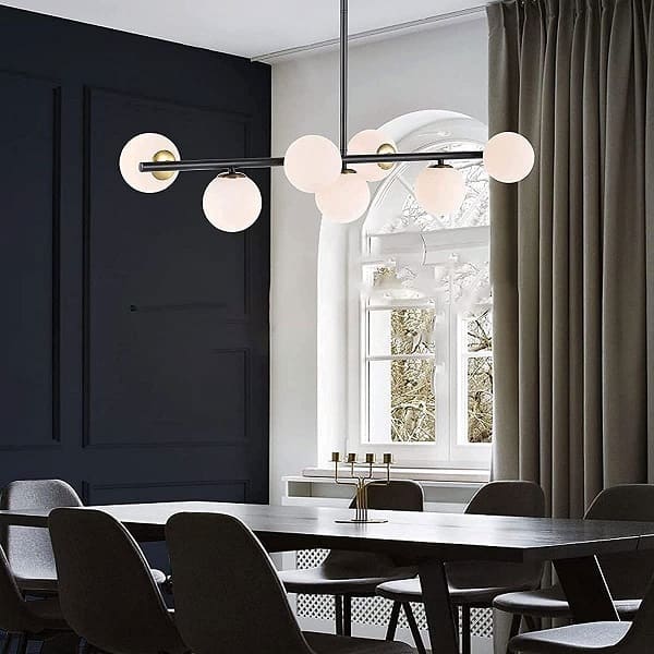 6bulb Glass Island Ceiling Chandelier Light - Image 2