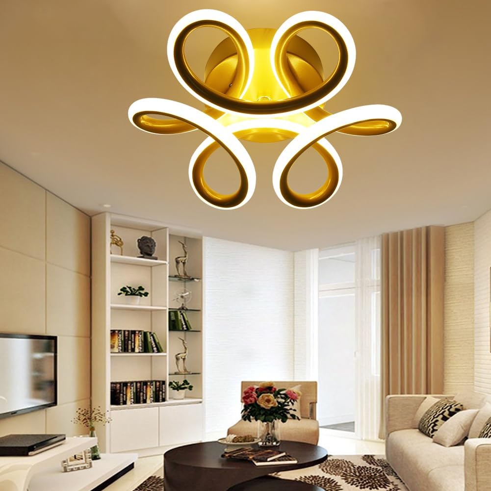 3 color Floral Shape3 LED wall and ceiling light