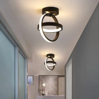 Modern Suspension Light for Hallway, Kitchen, Laundry Room and Foyer (Color : Black(C),