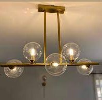 Amber 5bulb Chandelier