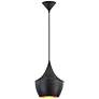 ASHES Ceiling Pendant Light, Industrial V-intage Black Gold Pendant Lamp - Image 2