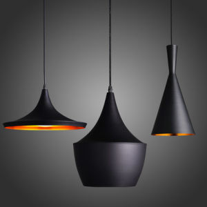 ASHES Ceiling Pendant Light, Industrial V-intage Black Gold Pendant Lamp - Image 4