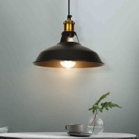 Round base pendant light