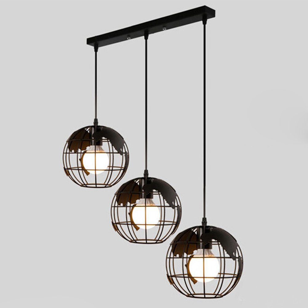 Loft Modern World Map Globe Pendant Light - Image 7