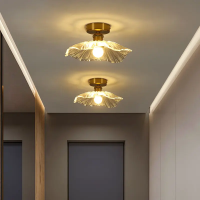 Modern Glass Ceiling Light Fixture |Bedroom | Corridor