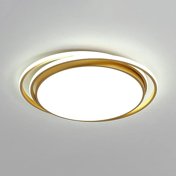 500MM Gold Ring Flush Ceiling Light | Low Ceiling Lights - Image 6