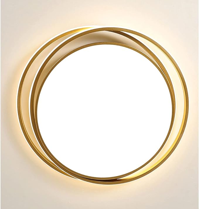 500MM Gold Ring Flush Ceiling Light | Low Ceiling Lights - Image 3