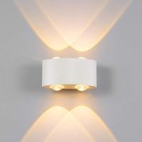 2w*2 White LED wall light