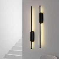 Linear Long Strip t LED Wall Lamp Waterproof Black Minimalist wall light