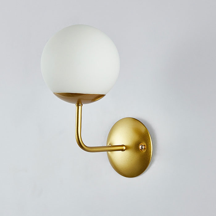 Gold Ball Fitting wall light - Image 3