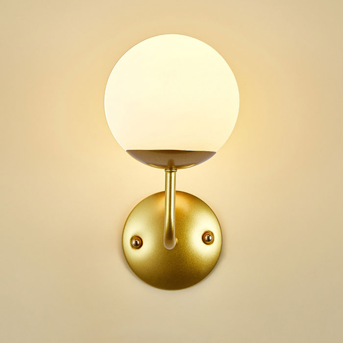 Gold Ball Fitting wall light - Image 5