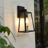 Farmhouse Barn 1-Light Wall Lantern Outdoor Waterproof Exterior Wall Lamp