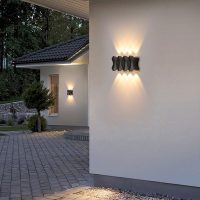 Modern LED Wall Sconce Up Down Aluminum LED Wall Light Indoor LED Wall Lamp Hardwired for Living Room Bedroom Bedside Stairs Corridor Hallway 3000K