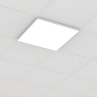 Square 48W LED Surface Mount Office Panel Light | Industrial Lighting