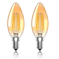 C35 4Watts E14 6000K White LED Bulbs