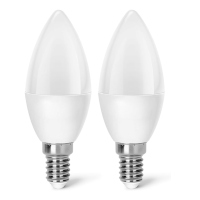 7Watts E14 Frosted LED Candle Bulb Warm & White