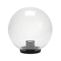 200mm Clear Globe Outdoor Garden Lamp