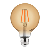 Round G95 8 Watts 6000K White Edison LED Bulb