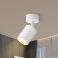 White Foldable Surface Mount LED track light 10w 20w 30w