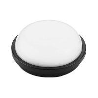 Black Base Round Outdoor Moisture Proof LED lamp | Bathroom Light