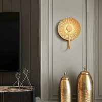 2 Lights Bi-pin Iron Wall Lamp with Lucite Shade