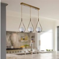 3 in 1 Tear Drop Pendant light | Dining room pendant light