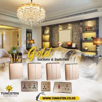 Screwless Gold Big Button VIP switches | VIP Gold switches