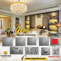Grey Tempered Big Button VIP switches | Dust Proof switches