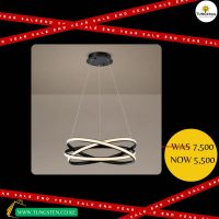 Spiral LED Chandelier Light | 3 Color Display LED center light
