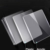 1 Gang 2 Way Grey Tempered Glass Panel Switch