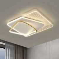 Acrylic gold ceiling light