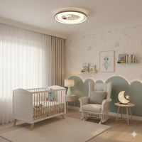 68w Astronaut Kids Bedroom Light | Dimmable Bedroom Light