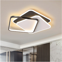 square 3 color Led ceiling chandelier light