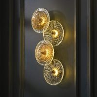 Wall Lamps Compatible with Living Room Wall Lamp 4 Head Leaf Iron Art Fixed Lamp Wall Lamp Living Room Bedroom Background Wall Modern - Decorative Wall Lamp Wall Sconces,Chandelier Lamps