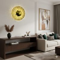Gold Boom  LED Wall Lamp | 3 color display