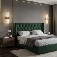 Crystal Hourglass Wall Light Fixture Simple Style 6 Lights Gold Up and Down Wall Sconce Light