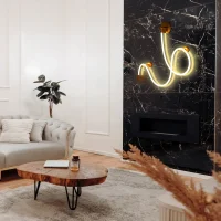 New Modern Gold Long Acrylic Tube Wall Light For Living Room Hall