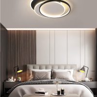 Round Ceiling Lamp Modern Bedroom Ceiling Lighting Creative Side Light 44W