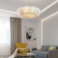 Adjustable Feather Pendant Lighting