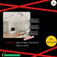 END YEAR SALE!!! 3 PIECES OFFER FOR 6W 4000K ADJUSTABLE MAGNETIC GRILLE LIGHT