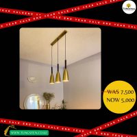 3 pieces vintage pendant light offer