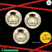 End Year Sale Offer!! 3 Pieces Black Ceiling Crystal pendant Light