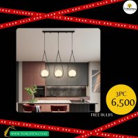 End Year Sale Offer!! 3 Pieces Black Teardrop pendant Light