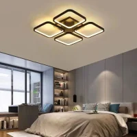 4 Square LED Flush Mounted Ceiling Light
