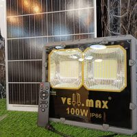 100W SOLAR FLOODLIGHT With remote