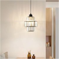 Black Modern Pendant Lights Luxury Led Crystal Ceiling Lamp Nordic Chandelier Bedroom Dining Room Table Kitchen Island,Modern
