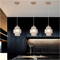 Gold Modern Pendant Lights Luxury Led Crystal Ceiling Lamp Nordic Chandelier Bedroom Dining Room Table Kitchen Island,Modern