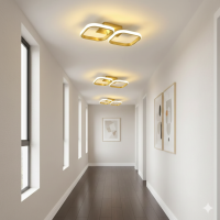 2X LED Mounted Ceiling Lamp Decorative Lights for Hallway Square Warm Lights | Home & Garden | Lamps, Lighting & Ceiling Fans | Chandeliers & Ceiling Fixtures